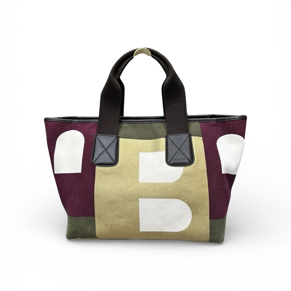 Bally Handbags - Bally Boothbay Canvas Tote – Oversized “B” Graphic